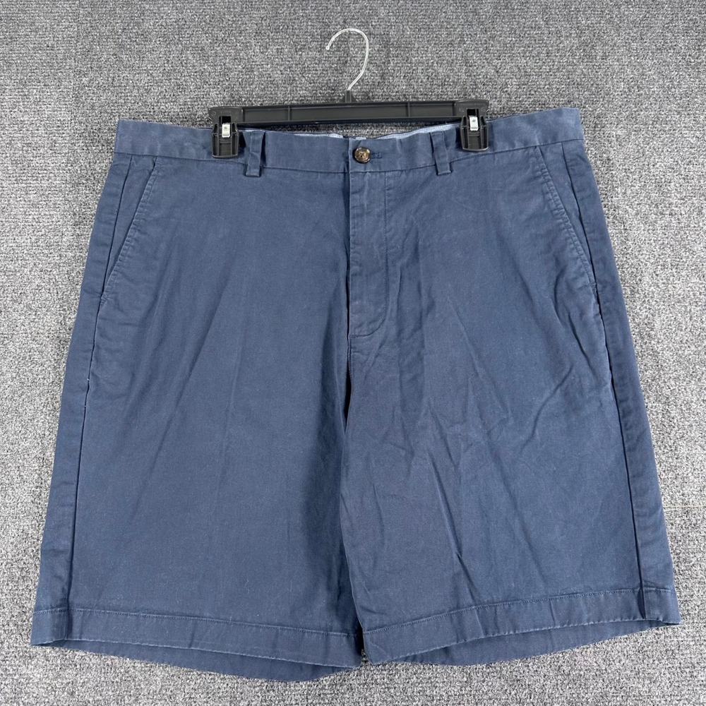 Vineyard Vines Breaker Shorts Mens 38 Navy Blue Chino Cotton Stretch Casual